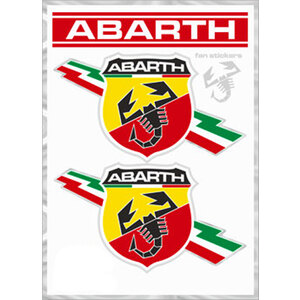 ABARTH - Adesivi Scudetto Abarth Folgore - ABARTH - Adesivi