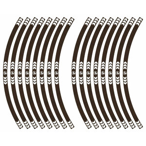 ALGISBIKE - Adesivi cerchio Rim Stickers Tribal - ALGISBIKE - Adesivi cerchio