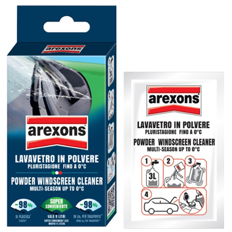 Liquido parabrezza Lavavetro in polvere - AREXONS