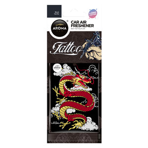 AROMA CAR - Profumi da appendere Tattoo Black Vanilla - AROMA CAR - Profumi da appendere