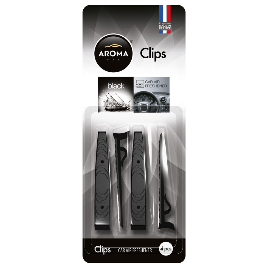 Profumi da bocchetta aria CLIPS Black - AROMA CAR