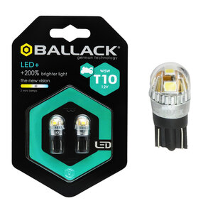 BALLACK - Lampadina moto T10 a led Led+ - BALLACK - Lampadina moto T10 a led