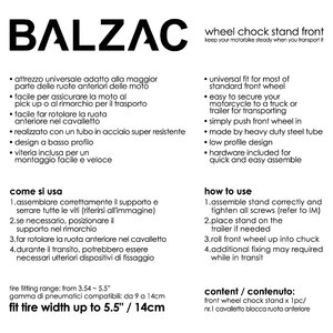 Cavalletto Alza Solleva Moto Anteriore E Posteriore Un Paio Alzamoto 300kg | IT - Foto 6