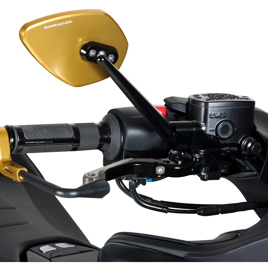 Copertura Foro Specchio Per Yamaha TMAX 530 2012-2017 - In Alluminio CNC, Colori A Scelta