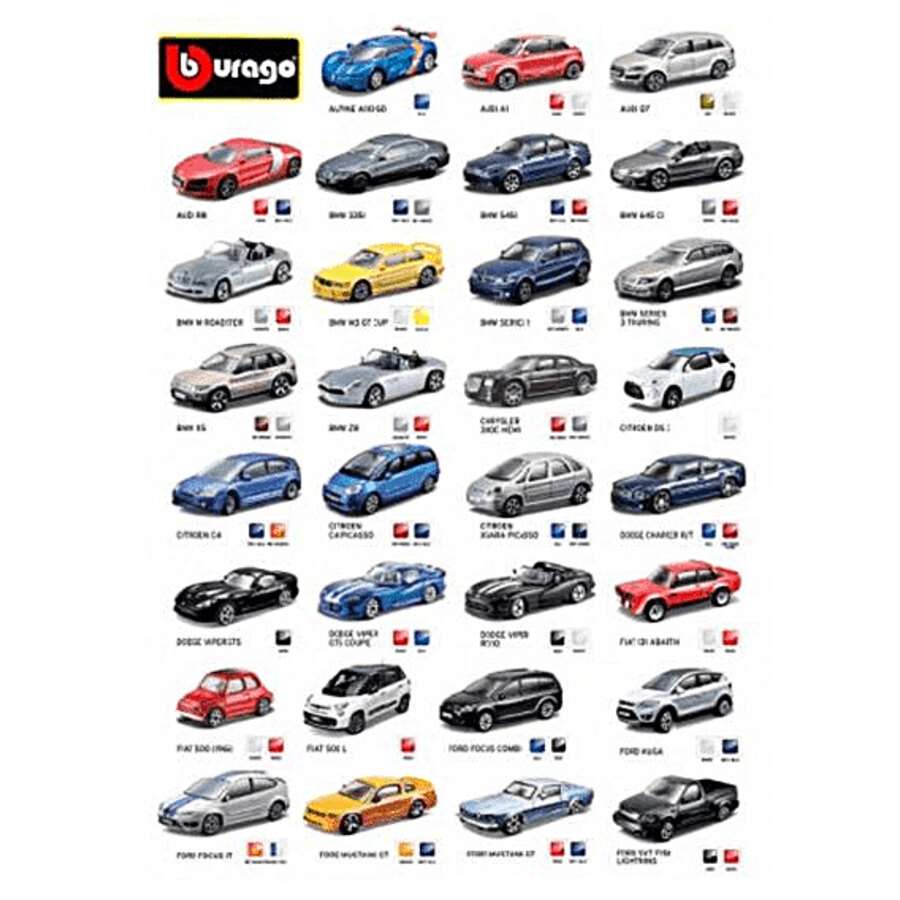 Modellino auto Auto straniere - BBURAGO