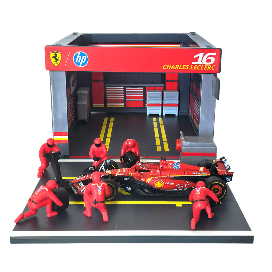 Modellino auto Pit Stop Ferrari - BBURAGO