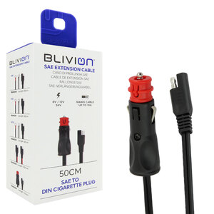BLIVION - Cavo prolunga SAE>DIN presa accendisigari - BLIVION - Cavo prolunga