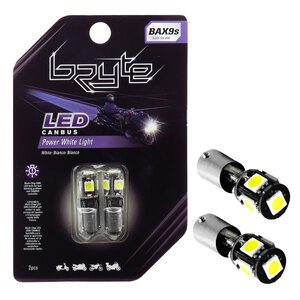 BRYTE - Lampadina moto BAX9S a led BAX9S Canbus - BRYTE - Lampadina moto BAX9S a led