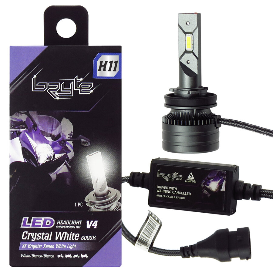 Lampadine H11 Led Headlight Conversion Kit V4 - BRYTE