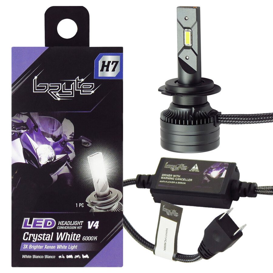 Lampadine H7 Led Headlight Conversion Kit V4 - BRYTE