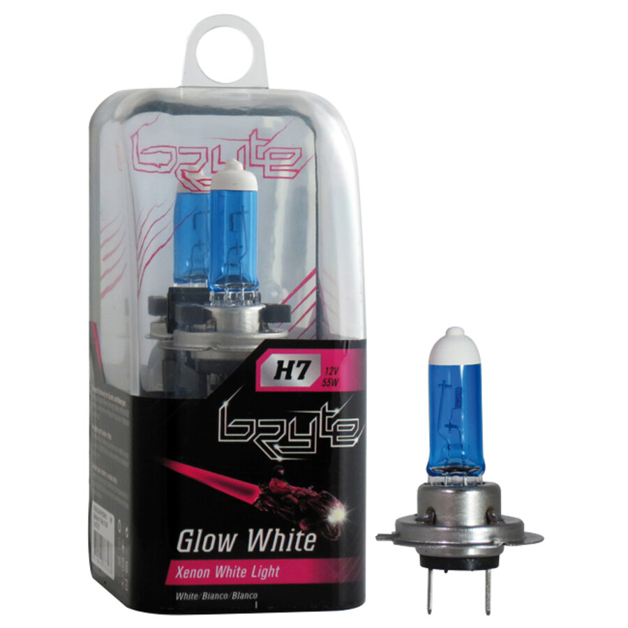 Lampadina moto alogena Xenon Glow H7 - BRYTE