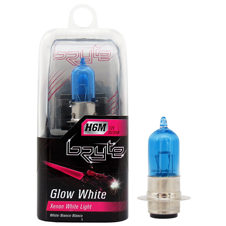 Lampadina moto alogena Xenon Glow H6M - BRYTE