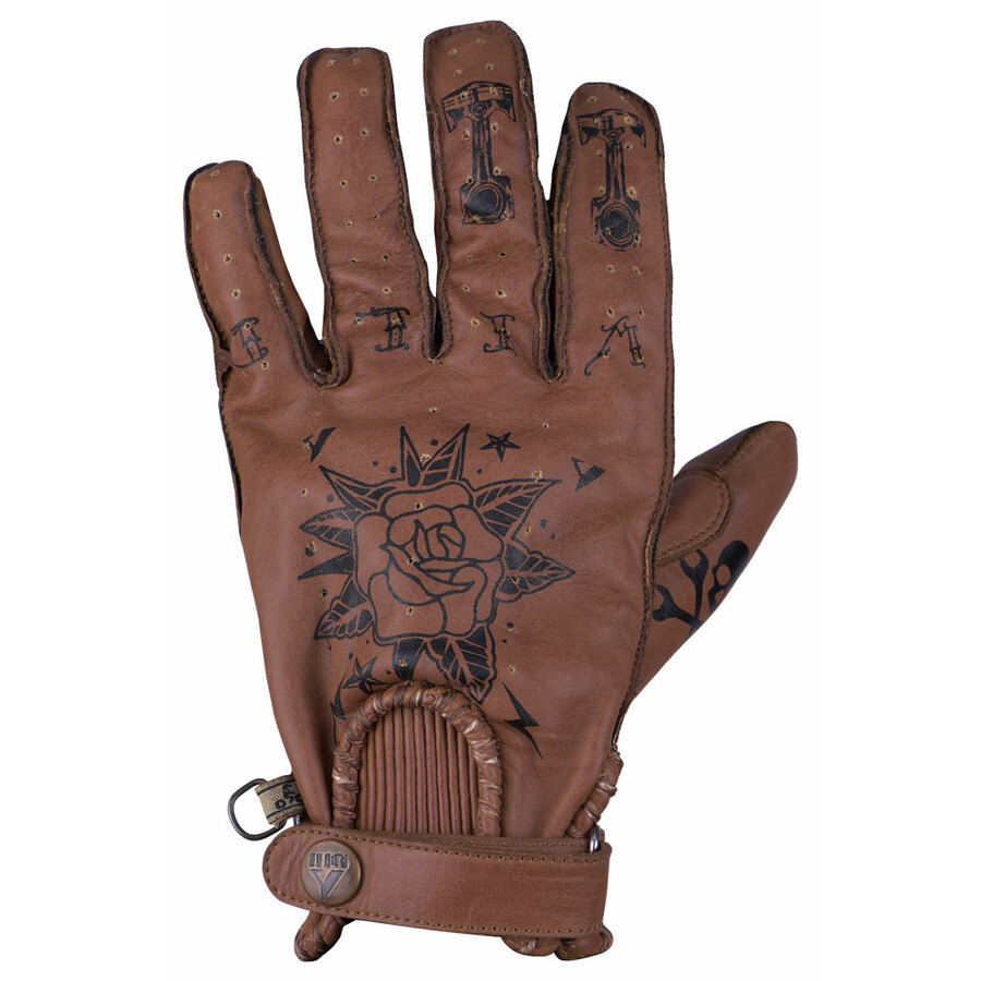 Guanti in pelle Second Skin Tattoo - BY CITY