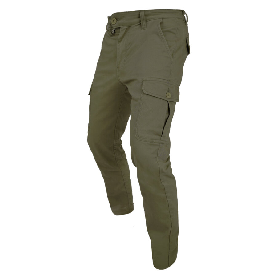 Pantaloni tessuto 5 tasche Army