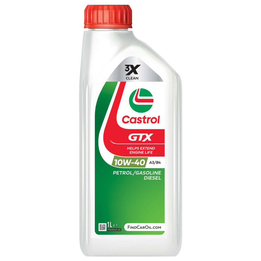 Olio motore GTX Ultraclean 10W40 A3/B4 - CASTROL
