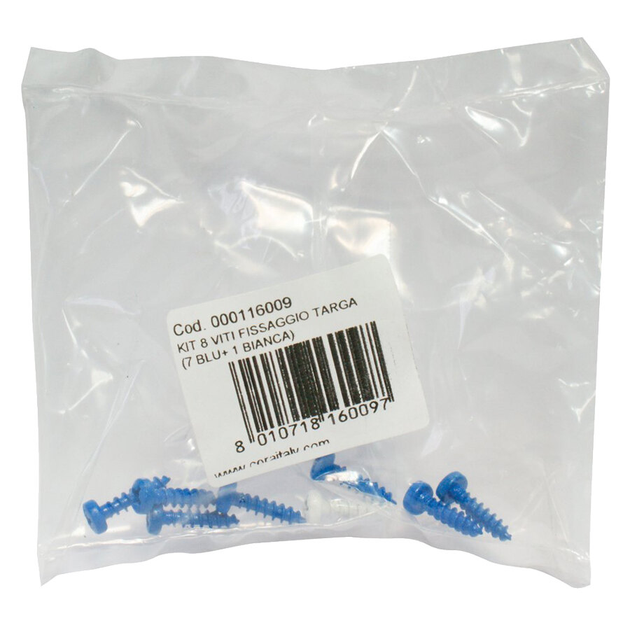 Kit 8 rivetti fissaggio targa - Gare Ricambi Auto e Accessori