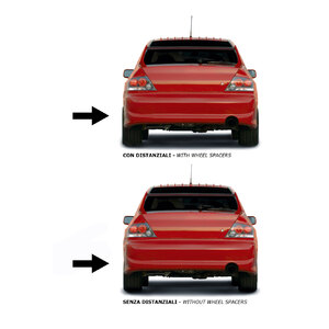 IGP Distanziali Ruota 20 Mm 4x98 Mozzo 58.1 + 8 Bulloni Per Fiat Idea, Bravo, Cinquecento, Multipla - Alluminio Ergal 7075 - Foto 3