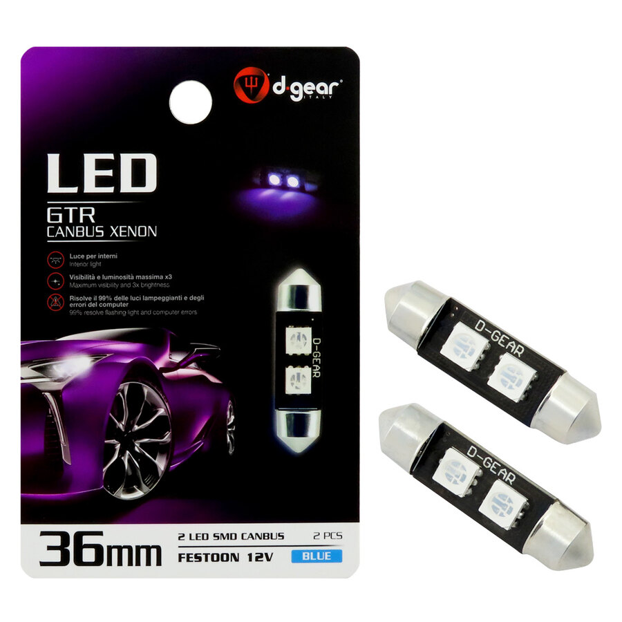 Lampadina a siluro a led XP - Led Feston SV8,5 Canbus - D-GEAR