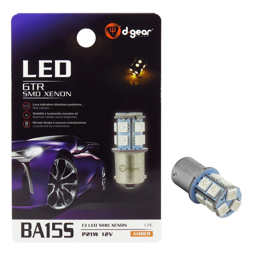 Lampadina BA15S a led GTR - BA15S SMD Led - D-GEAR