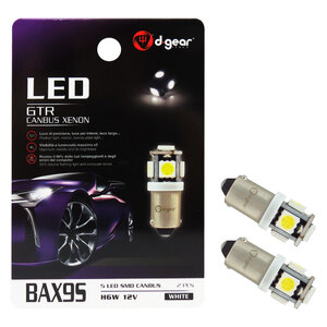 D-GEAR - Lampadina BAX9S a led XP - BAX9S Canbus - D-GEAR - Lampadina BAX9S a led