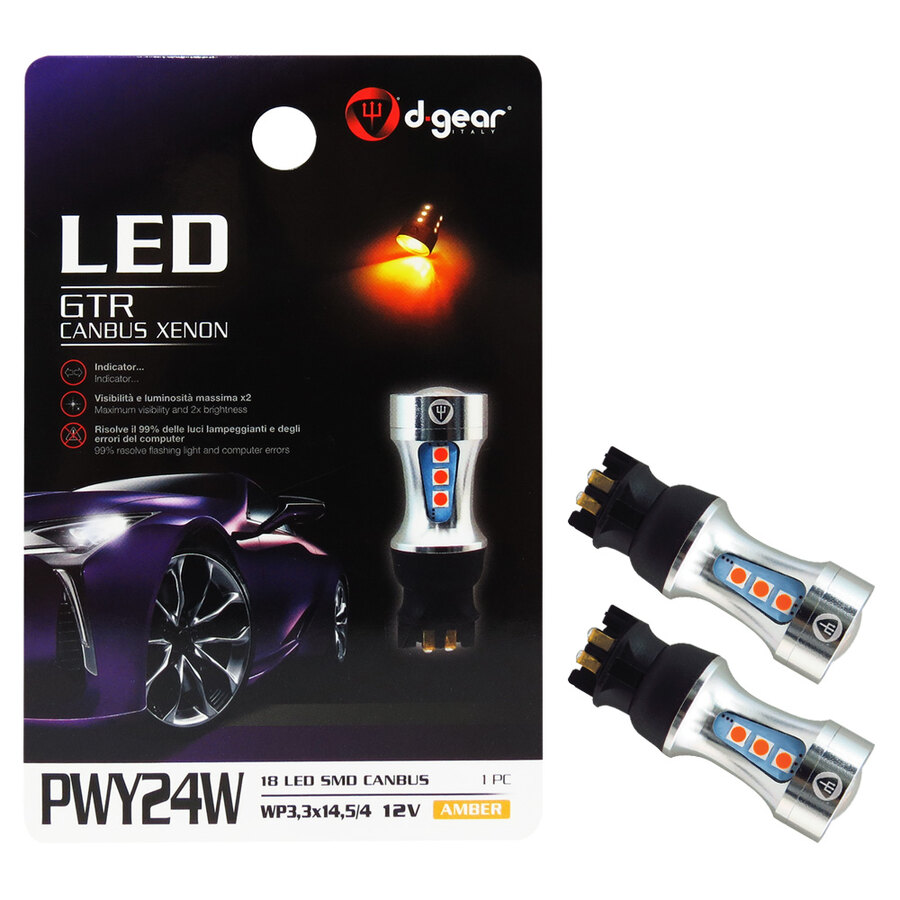 Lampadina PWY24W a led GTR Canbus Xenon PWY24W - D-GEAR