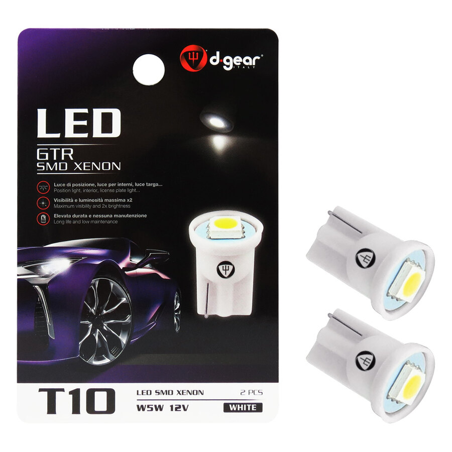 Lampadina T10 a led GTR - T10 SMD Led - D-GEAR
