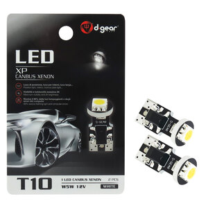 D-GEAR - Lampadina T10 a led XP - T10 Canbus 1 Led - D-GEAR - Lampadina T10 a led