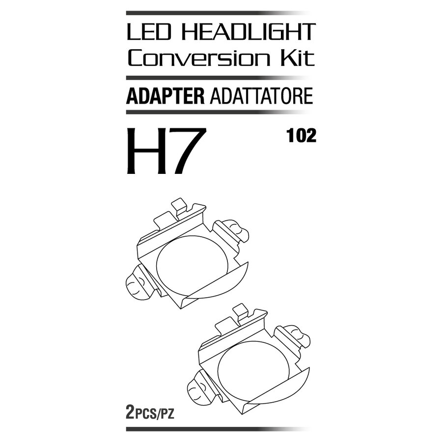 Supporti Adattatori Per Faretti LED H7 - In Alluminio, Per Auto Come Classe B, ML, SAAB - Foto 6