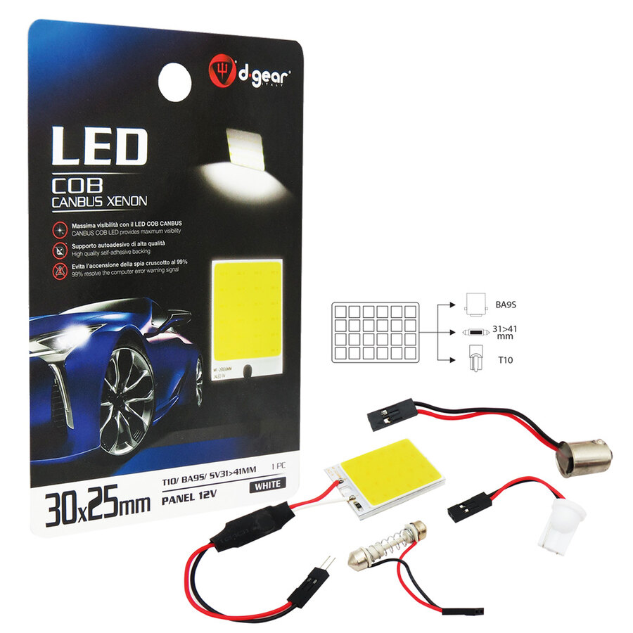 Pannello led Led Cob Canbus Xenon - D-GEAR