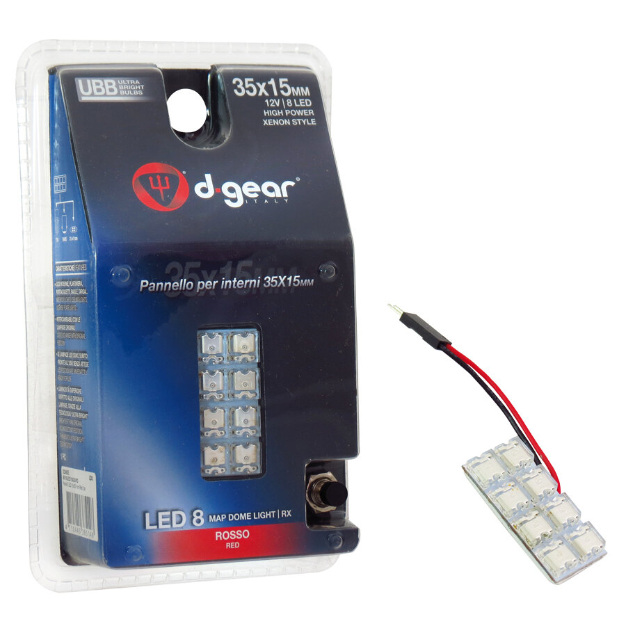 Pannello led 8 led - D-GEAR