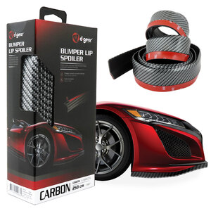 D-GEAR - Spoiler adesivo universale Bumper Lip Spoiler Classic Carbon - D-GEAR - Spoiler adesivo universale