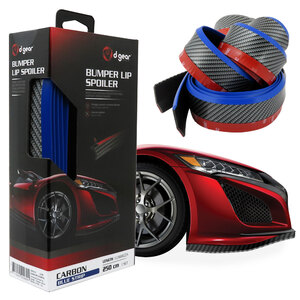 D-GEAR - Spoiler adesivo universale Bumper Lip Spoiler Classic Carbon - D-GEAR - Spoiler adesivo universale