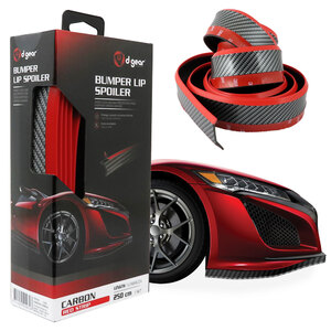 D-GEAR - Spoiler adesivo universale Bumper Lip Spoiler Classic Carbon - D-GEAR - Spoiler adesivo universale