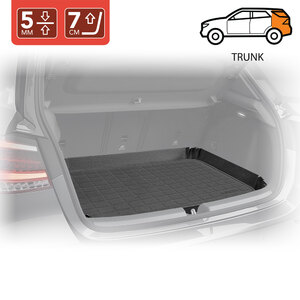 FLOCK - Vasca baule universale Bordo rialzato - Vasca baule universale