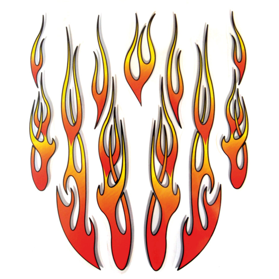 Adesivi Fiamme tribali - GAT