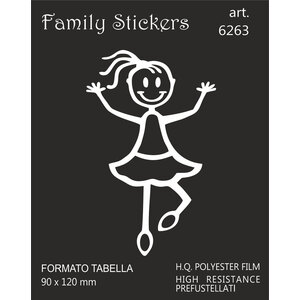 GAT - Adesivi Bambina che danza - GAT - Adesivi