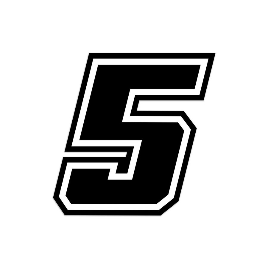 Numeri e lettere adesive Race moto GP - GAT