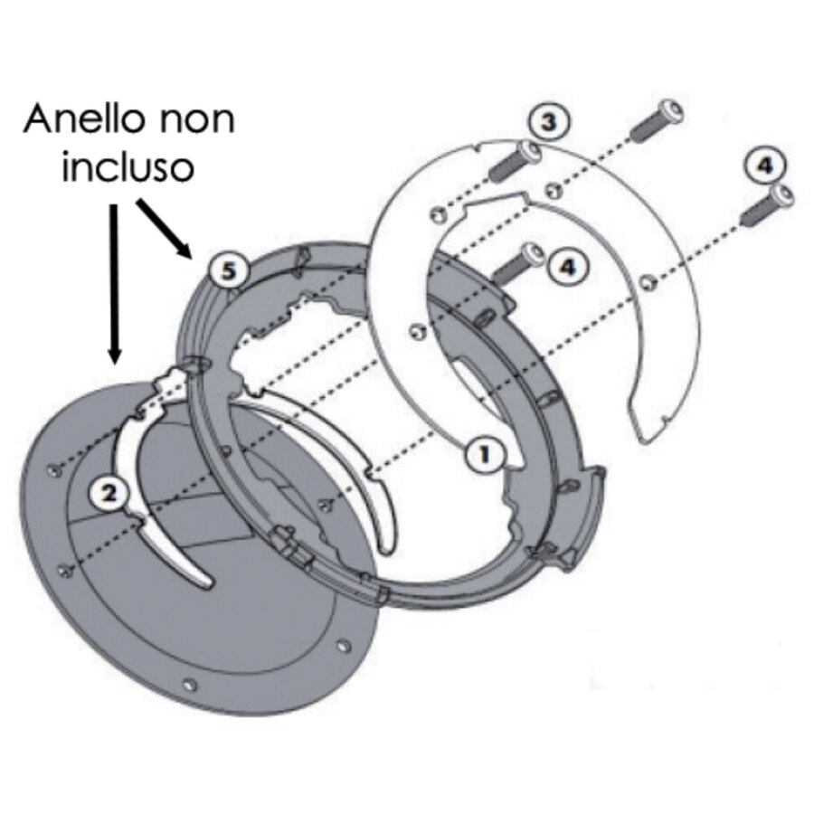 BLOQ Grips Serbatoio Per Royal Enfield Himalayan 450 (2024+) – HiGrip Trasparente, Progettati UK