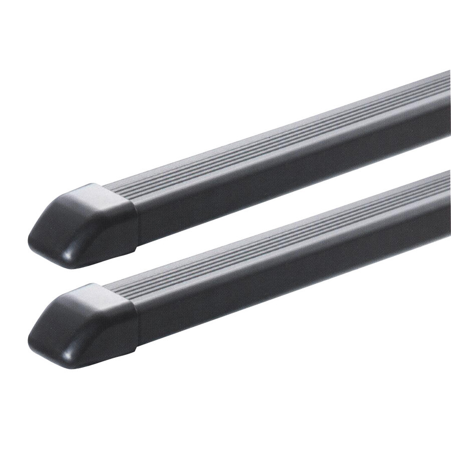 Set 2 Barre Portatutto Green Valley 113 Cm In Acciaio Con Rivestimento Antiscivolo – Per Tetto Auto, Scala Graduata