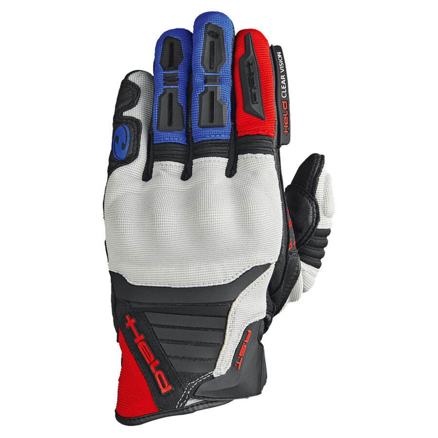 Guanti in pelle e tessuto Hamada