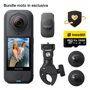 INSTA360 - Action Cam X4 Air Bundle super pack accessori moto - INSTA360 - Action Cam
