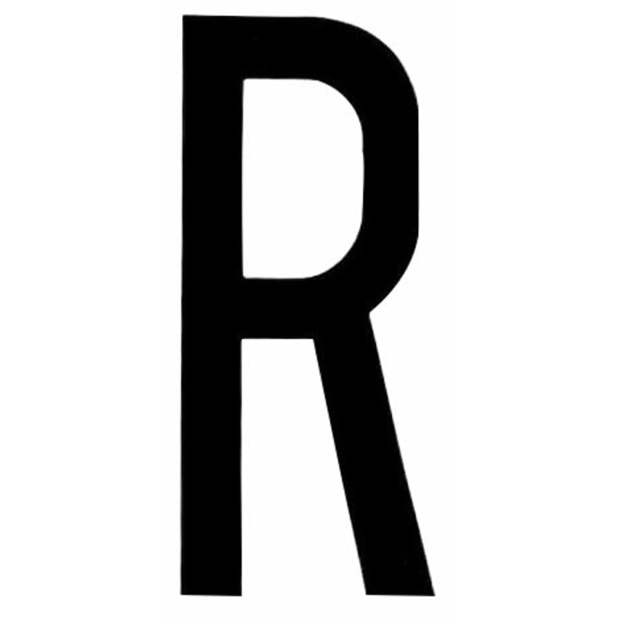 Adesivi lettere e numeri Lettera per targa ripetitrice - INT AUTO