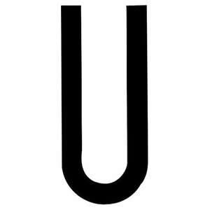 Adesivi lettere e numeri Lettera per targa ripetitrice - INT AUTO - INT AUTO