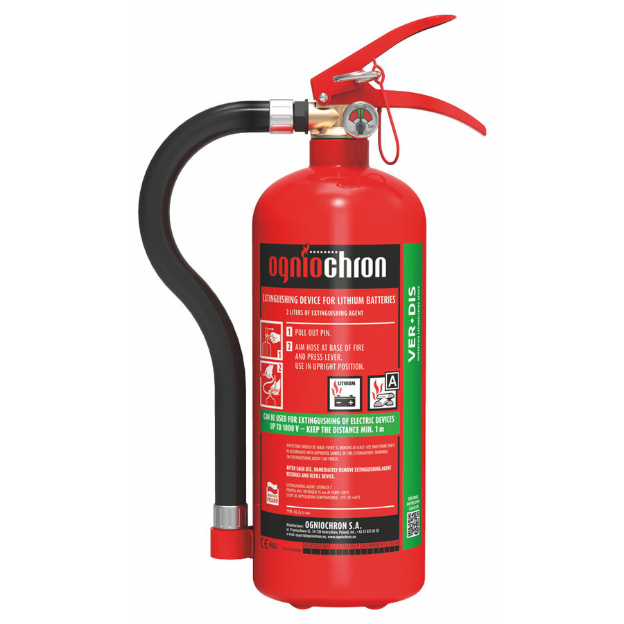 Estintore Per batterie al litio - INT AUTO
