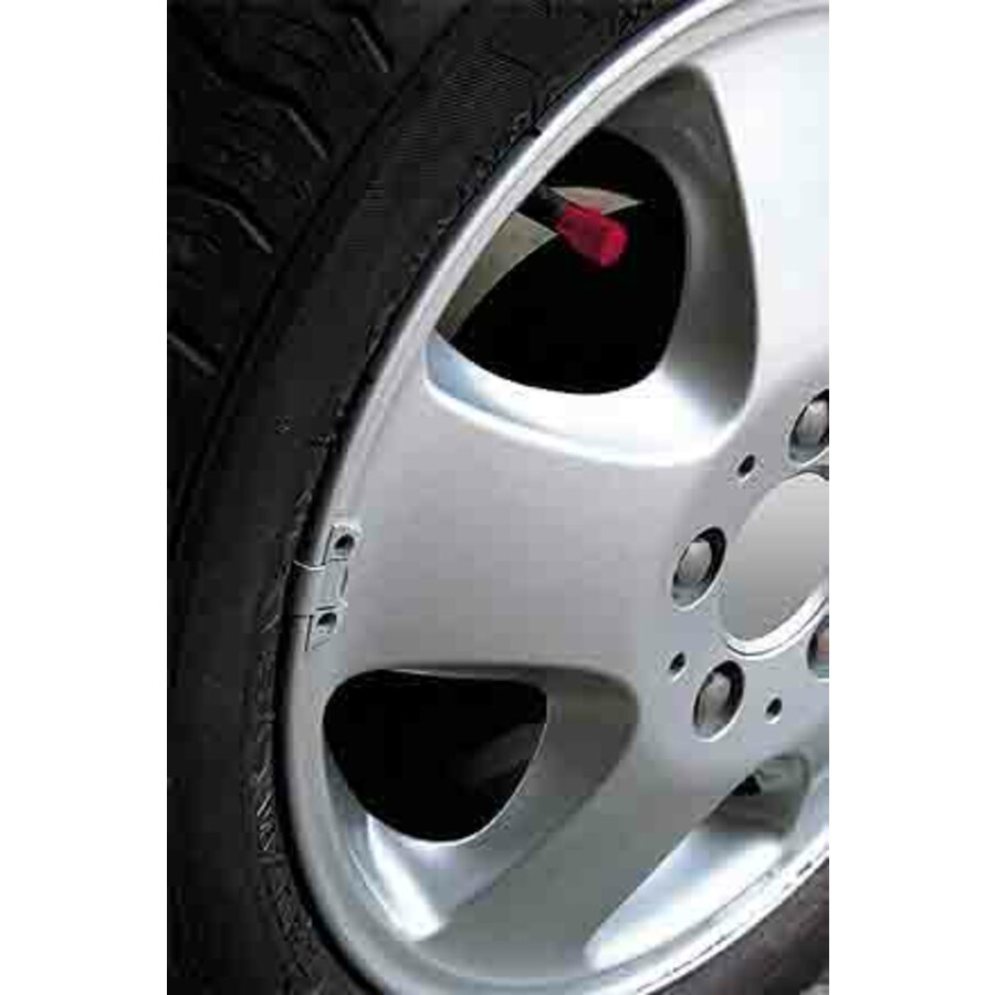 20 Tappi Valvola Pneumatici In Plastica Rossa - Per Auto, Bici, Moto E Scooter (Valvola Schrader) - Foto 13