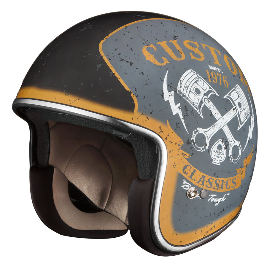 Casco Jet Vintage HX 77 Custom IXS in vendita su Bep's