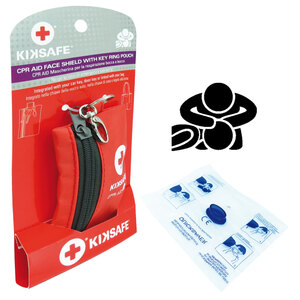KIKSAFE - Maschera respirazione bocca a bocca - KIKSAFE - Maschera respirazione bocca a bocca