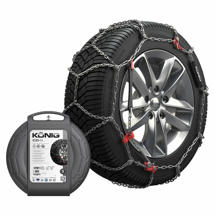 Catene da neve T9 CD-9 9mm - KONIG