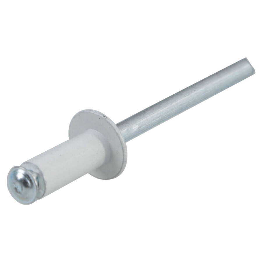 Kit 4 Rivetti Per Targa Moto/Scooter - 2 Blu E 2 Bianchi, Fissaggio Stabile Made In Italy