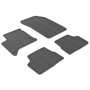 Tappeti in gomma-Pvc specifico Fiat 600 2023> - LAMPA Fiat 600 2023 > 5 porte cambio automatico - LAMPA